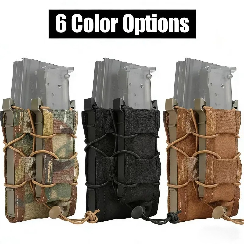 Molle Mag Pouch Double Magazine 5.56 9Mm - 전술 매거진 파우치 위장 몰리 매거진