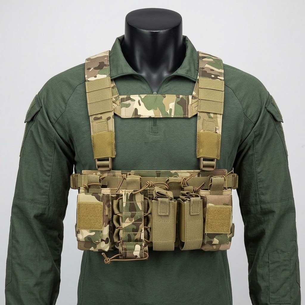 Tactical Chest Rig Modular Micro Fight - D3 전술용 체스트 리그, 남성용, 다중