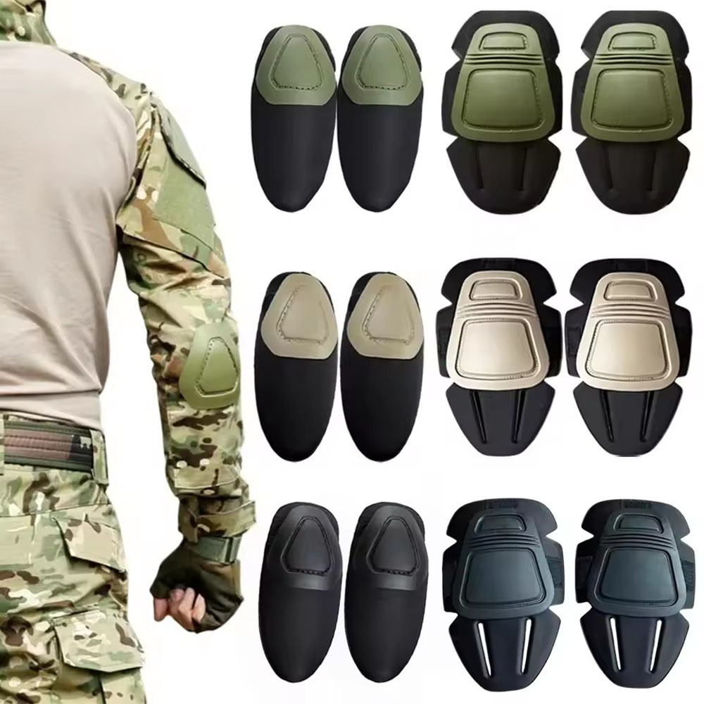 Combat Knee Pads Elbow Pads Set Military - 전술용 무릎 및 팔꿈치 보호대 세트