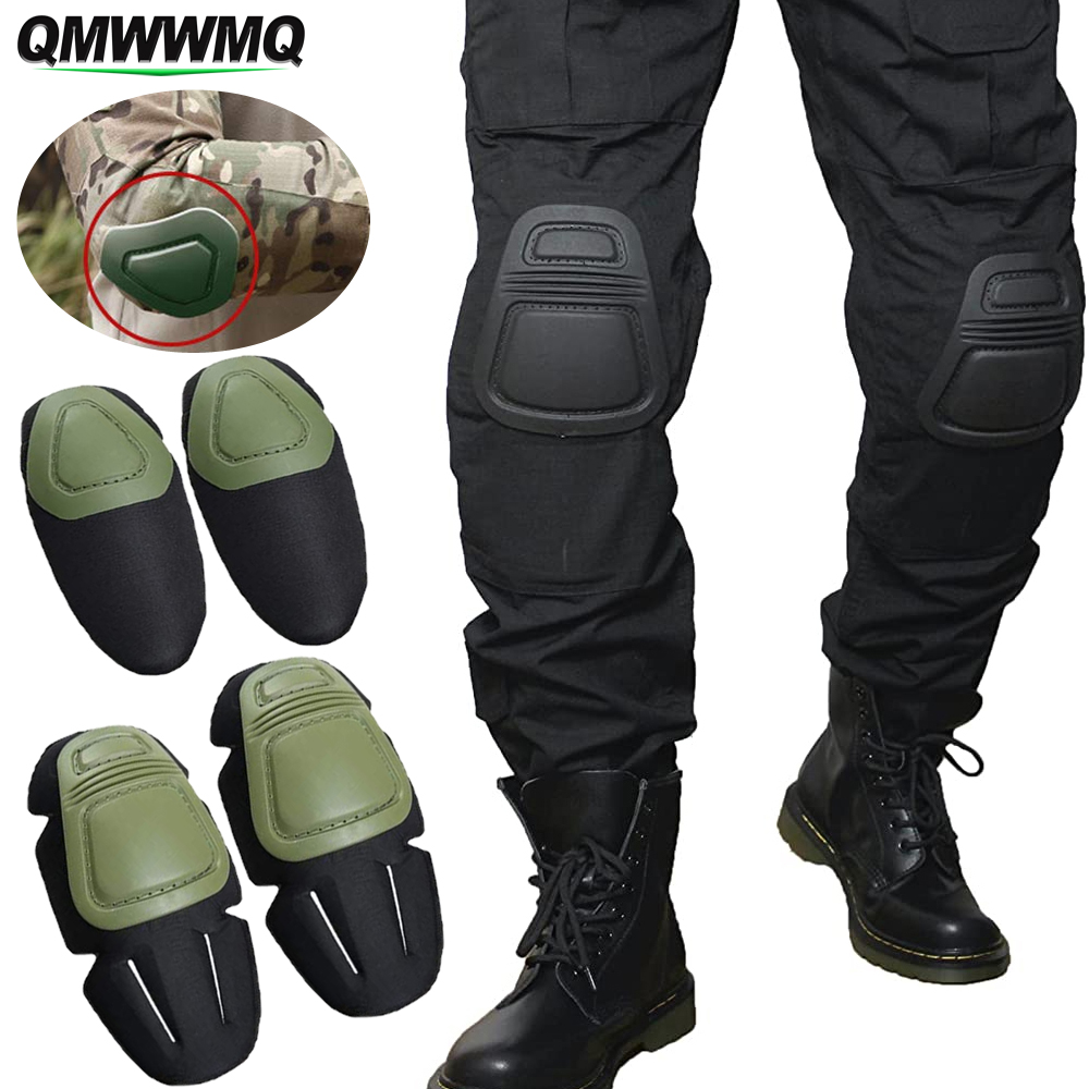 Combat Knee Pads Elbow Pads Set Military - 4 개/대 군사 전술 무릎 패드