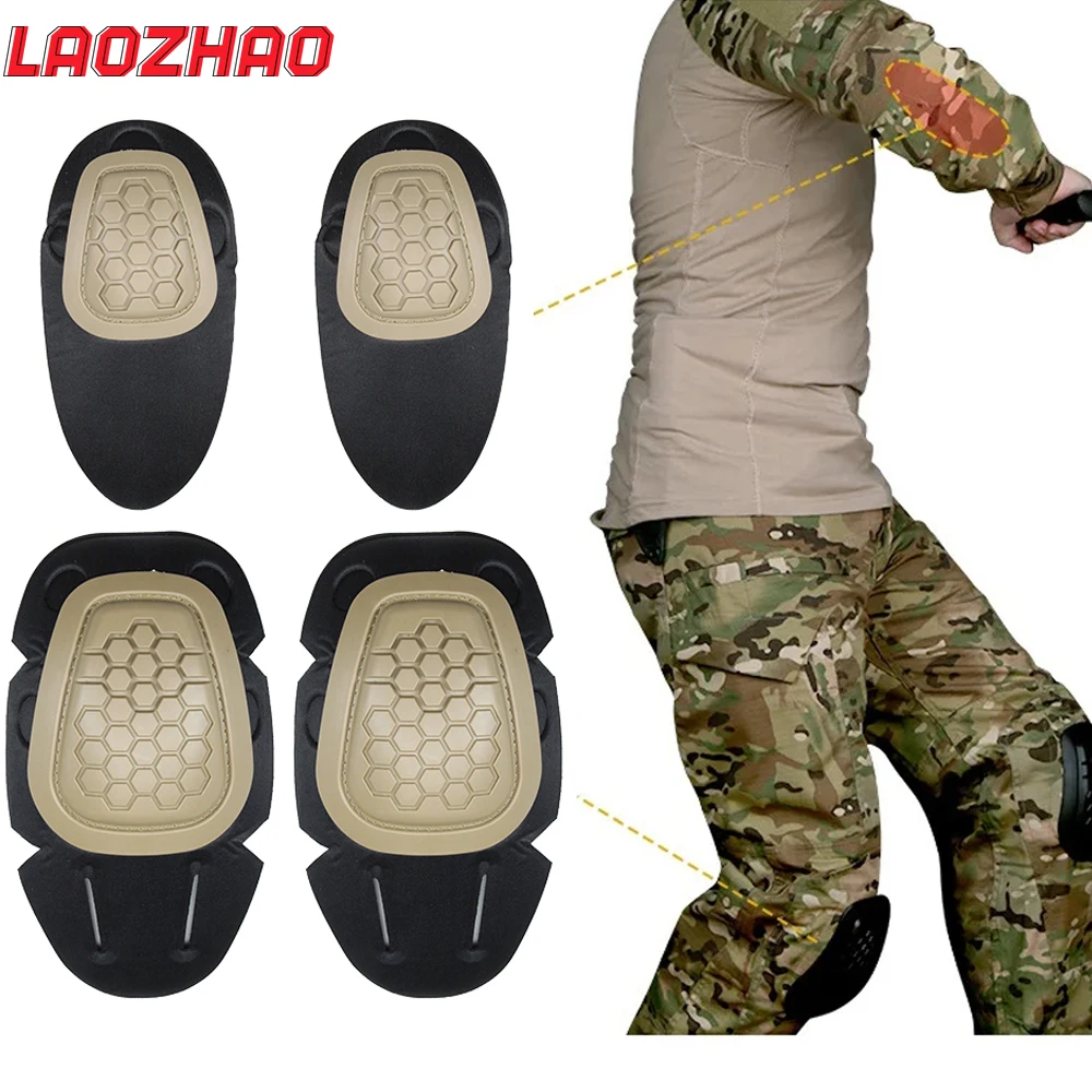 Combat Knee Pads Elbow Pads Set Military - 군용 전술 무릎 팔꿈치 패드 세트,