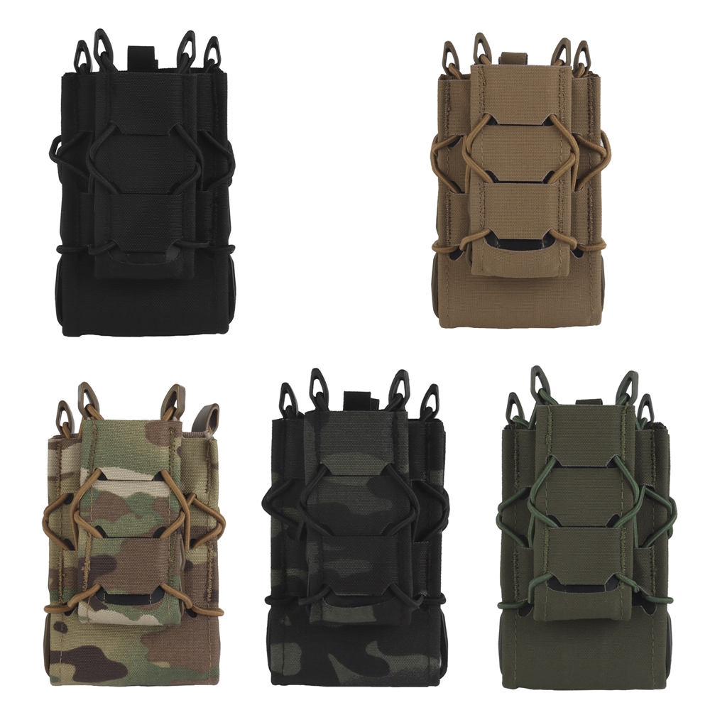 Molle Mag Pouch Double Magazine 5.56 9Mm - 5.56 + 9mm 더블 매거진 파우치