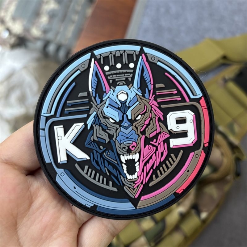 Patch Morale Tactical Military Hook Loop - 전술용 K9 개 3D PVC 패치