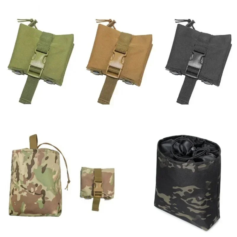 Tactical Dump Pouch Foldable Drop Bag - Mag 팩 접이식 Molle 전술 잡지