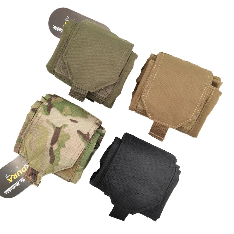 Tactical Dump Pouch Foldable Drop Bag - 멀티캠 드롭 덤프 파우치 전술 EDC