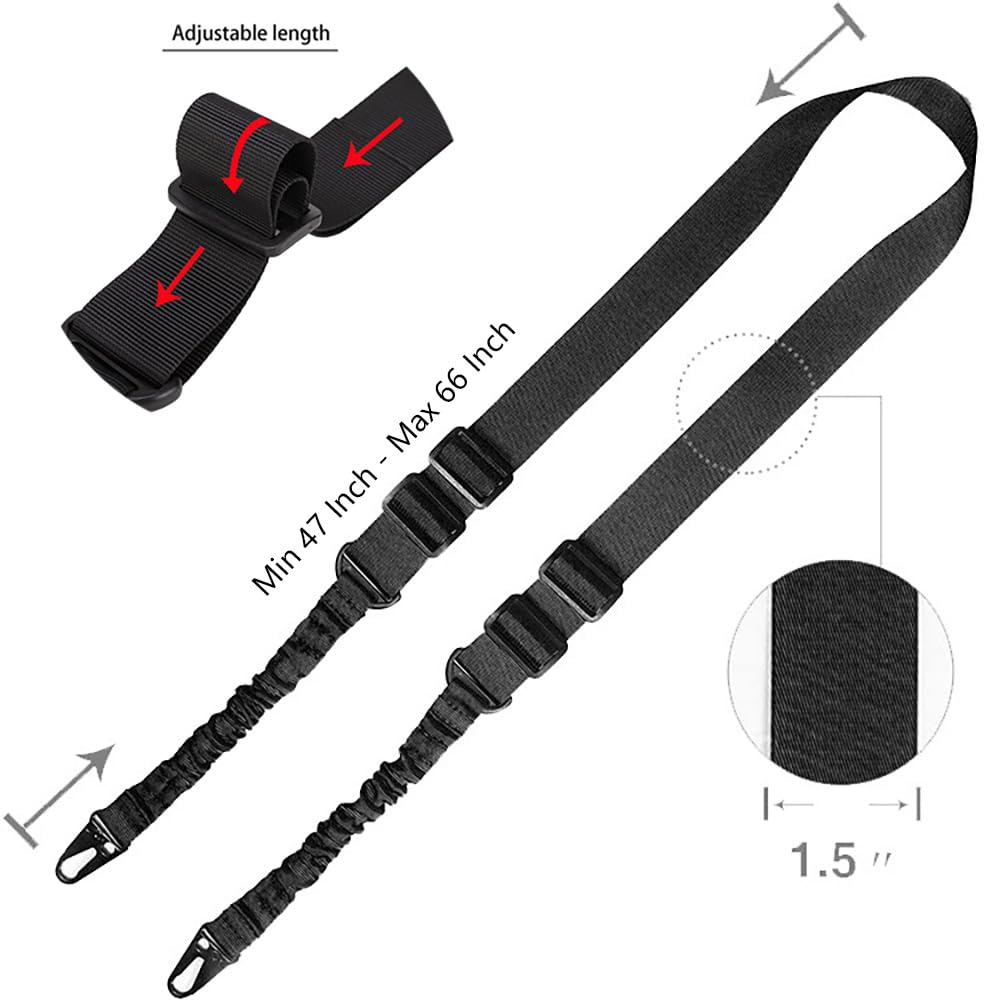 2개의 피카티니 QD 스위블 마운트가 있는 전술용 투  - Tactical Sling 2 Point Quick Adjust Rifle 리뷰 및 가격