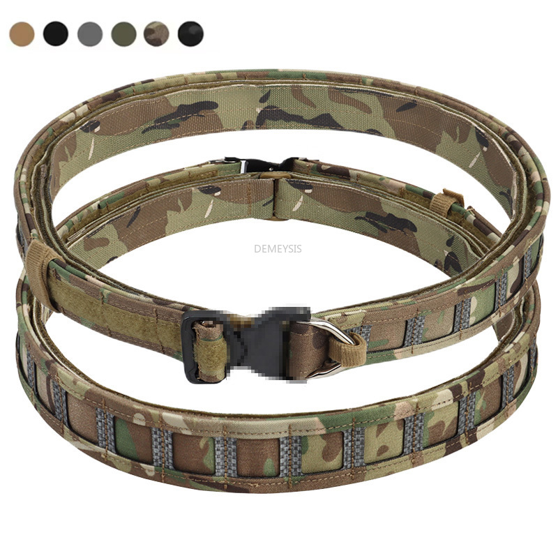 3 in 1 전술 허리 벨트 헤비 듀티 사냥 슈팅 전투 - Tactical Combat Belt Quick Release Buckle 리뷰 및 가격