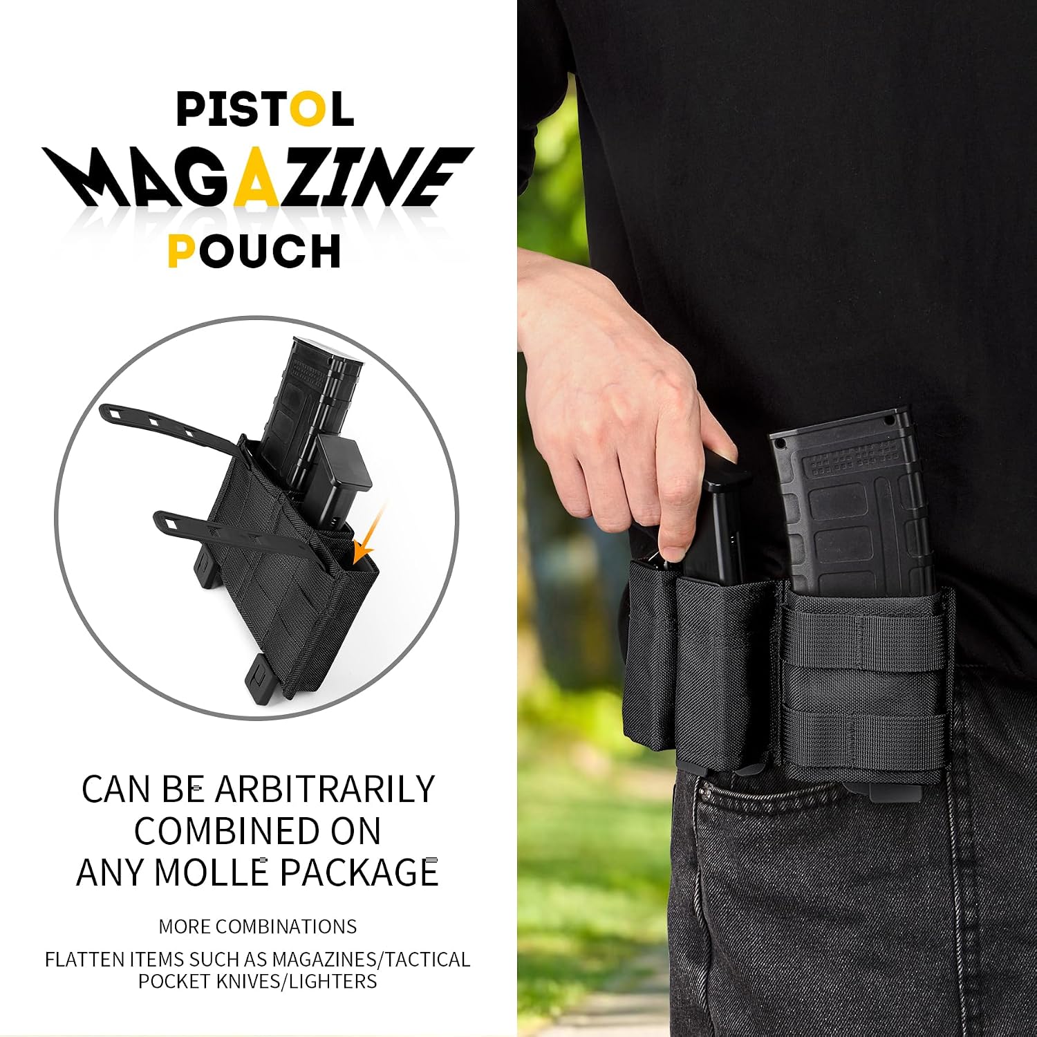 5.56 탄창 파우치 더블 9mm 권총 탄창 파우치,  - Molle Mag Pouch Double Magazine 5.56 9Mm 리뷰 및 가격