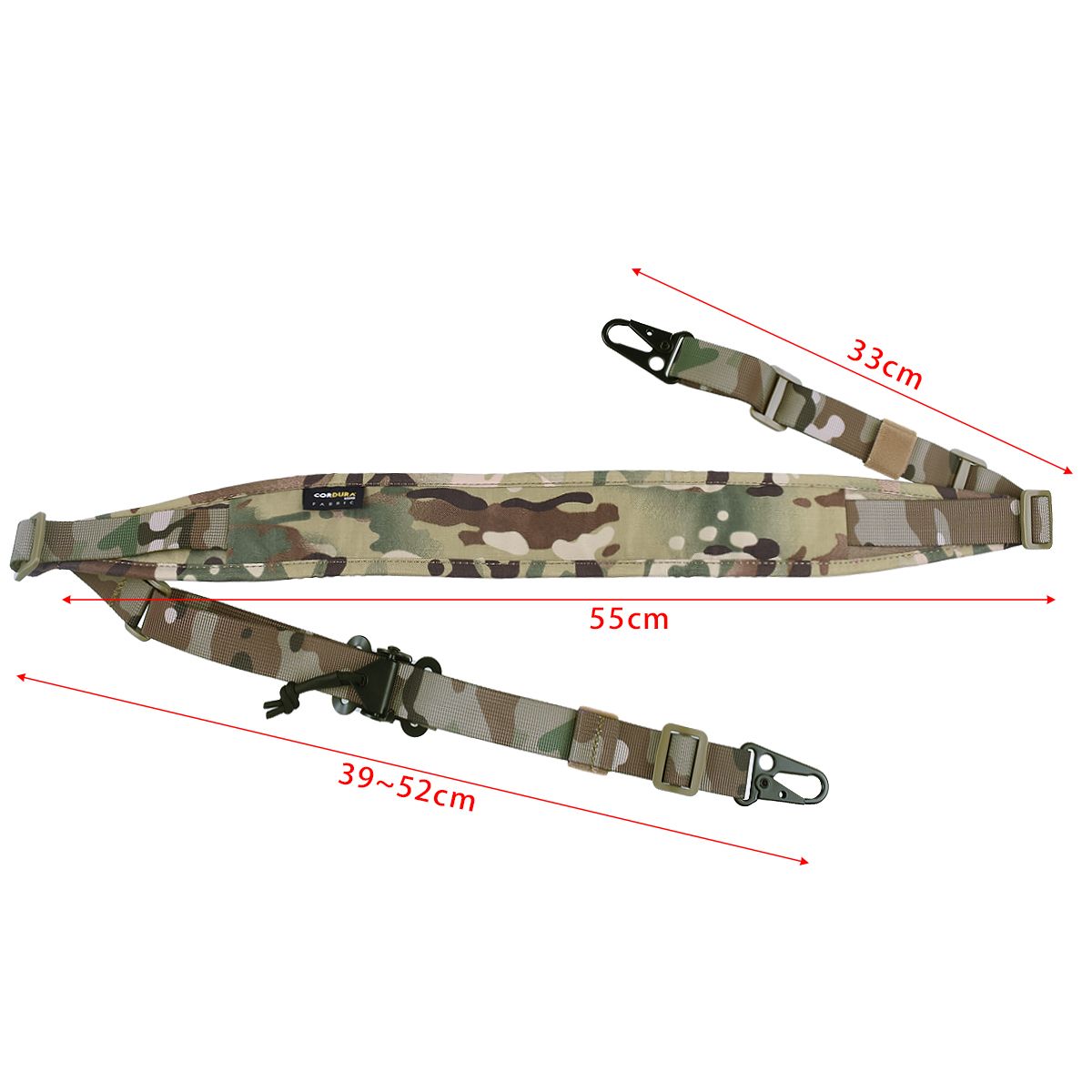 전술용 패딩 라이플 슬링 스위블 스트랩 빠른 조절 가능 - Tactical Sling 2 Point Quick Adjust Rifle 리뷰 및 가격