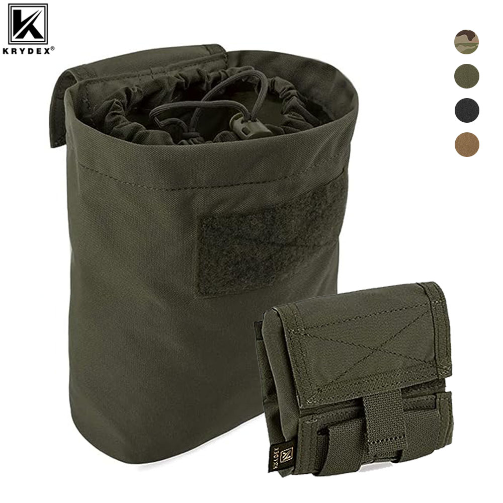 KRYDEX 전술 MOLLE 접이식 덤프 파우치 매거진 - Tactical Dump Pouch Foldable Drop Bag 리뷰 및 가격