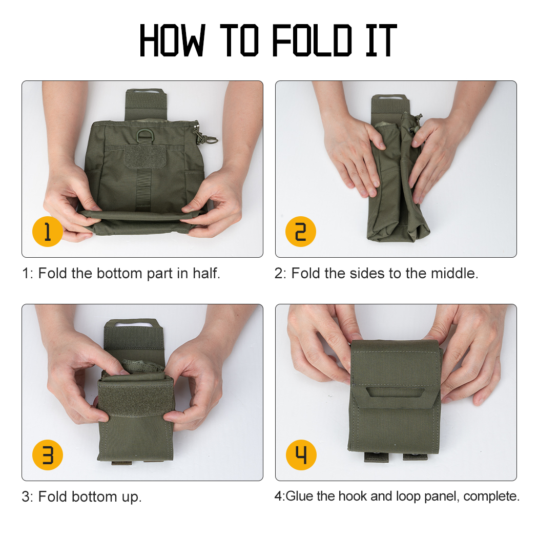 IDOGEAR 전술 덤프 파우치 MOLLE 드롭 파우치 - Tactical Dump Pouch Foldable Drop Bag 리뷰 및 가격