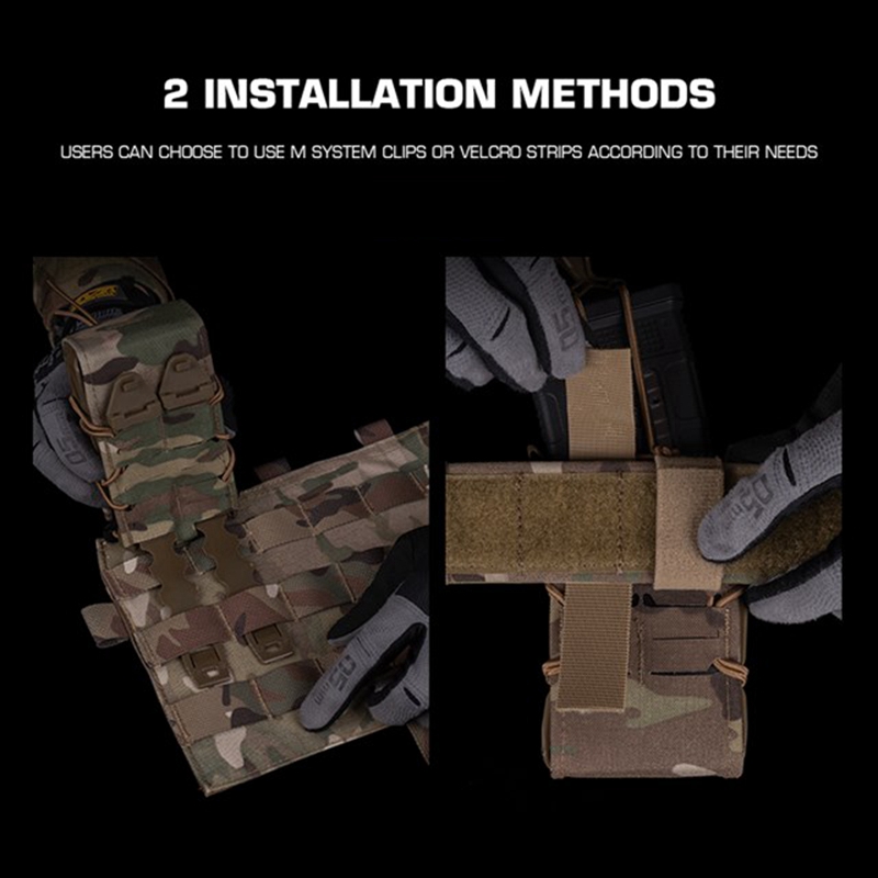 5.56 + 9mm 더블 매거진 파우치 타이거 풀 사이 - Molle Mag Pouch Double Magazine 5.56 9Mm 리뷰 및 가격