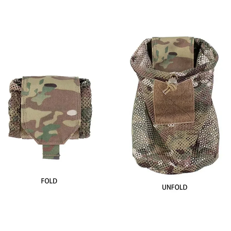 휴대용 롤업 메쉬 덤프 파우치, 탄창 미니 접이식 그물 - Tactical Dump Pouch Foldable Drop Bag 리뷰 및 가격