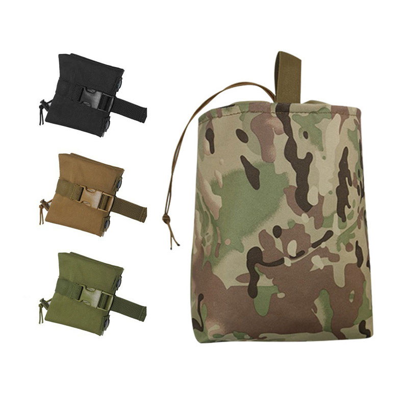 접이식 몰리(MOLLE) 탄약 수납 파우치, 전술용 응 - Tactical Dump Pouch Foldable Drop Bag 리뷰 및 가격